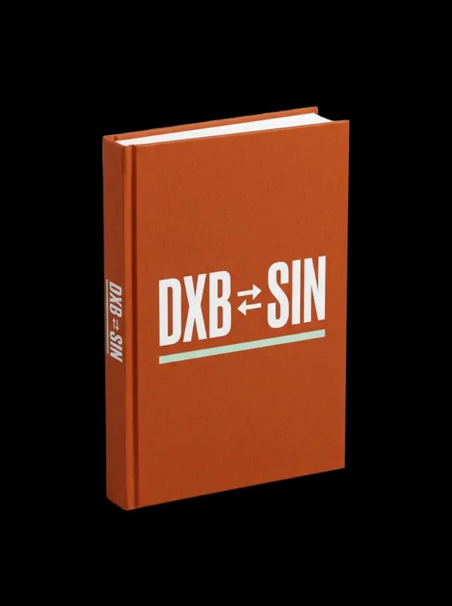 SIN to DXB moving guide, book cover